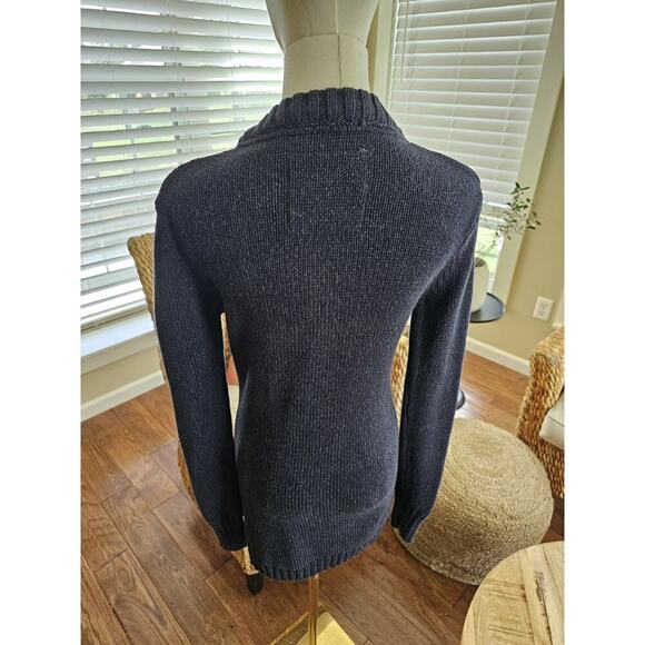 Bruzer Renu Women's Pittsburgh University Cardigan Sweater Size S EUC Navy - Picture 6 of 13